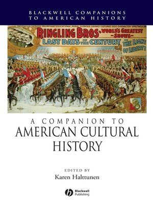 cover image of A Companion to American Cultural History